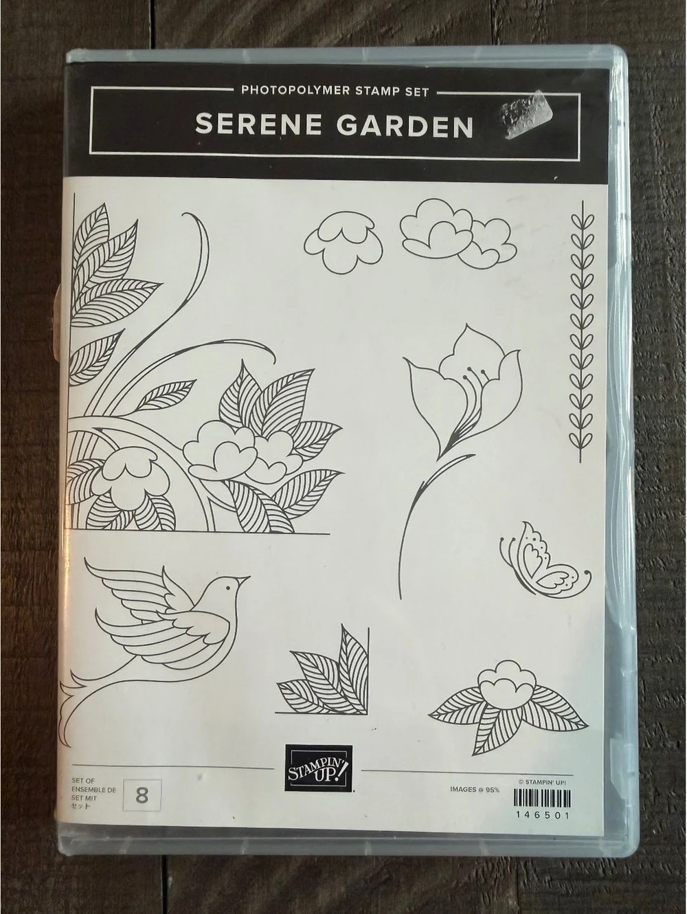 Stampin’ Up Serene Garden stamp set with die cuts